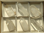 Polished Clear Quartz Crystals x 6 From Madagascar - Toprock Gemstones and Minerals 