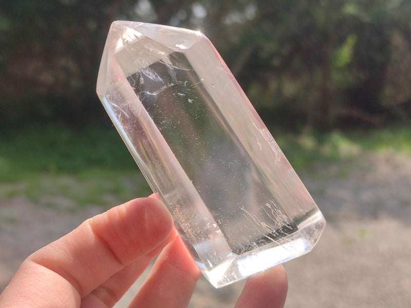 Polished Clear Quartz Crystals x 6 From Madagascar - Toprock Gemstones and Minerals 