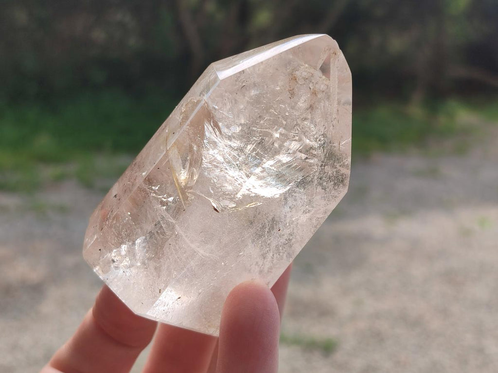 Polished Clear Quartz Crystals x 6 From Madagascar - Toprock Gemstones and Minerals 