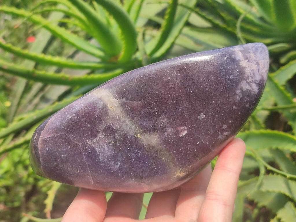 Polished Lepidolite Standing Display Pieces x 2 From Zimbabwe - Toprock Gemstones and Minerals 