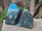 Polished Shattuckite Free Forms with Malachite x 6 From Kaokoveld, Namibia - Toprock Gemstones and Minerals 