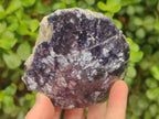 Polished One Side Lithium Silver Leaf Lepidolite Specimens x 6 From Zimbabwe - Toprock Gemstones and Minerals 
