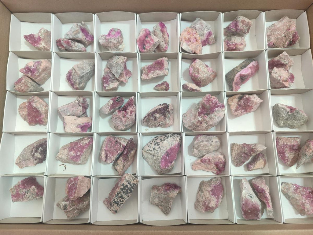 Natural Spherocobaltite Specimens x 53 From Mashamba West Mine, Congo - Toprock Gemstones and Minerals 