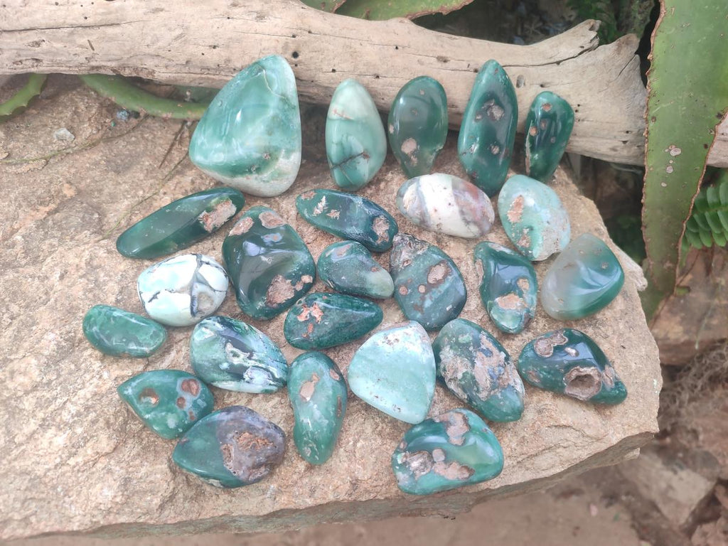 Polished and Natural Mtorolite Free Forms x 27 From Mutorashanga, Zimbabwe - Toprock Gemstones and Minerals 