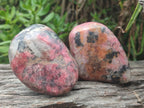 Polished Red Rhodesian Rhodonite Free Forms x 7 From Rhusinga, Zimbabwe - Toprock Gemstones and Minerals 