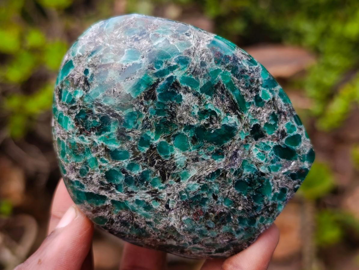 Polished Emerald Mica 'Mutokolite' Standing Display Pieces x 3 From Mutoko, Zimbabwe