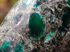 Polished Emerald Mica 'Mutokolite' Standing Display Pieces x 3 From Mutoko, Zimbabwe