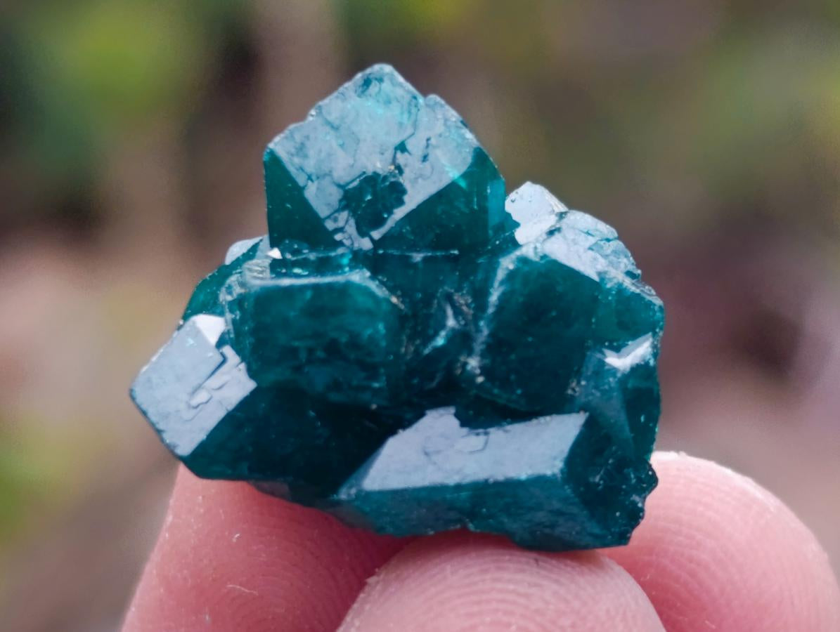 Natural Mini Dioptase Specimens x 70 From Tantara Mine, Congo