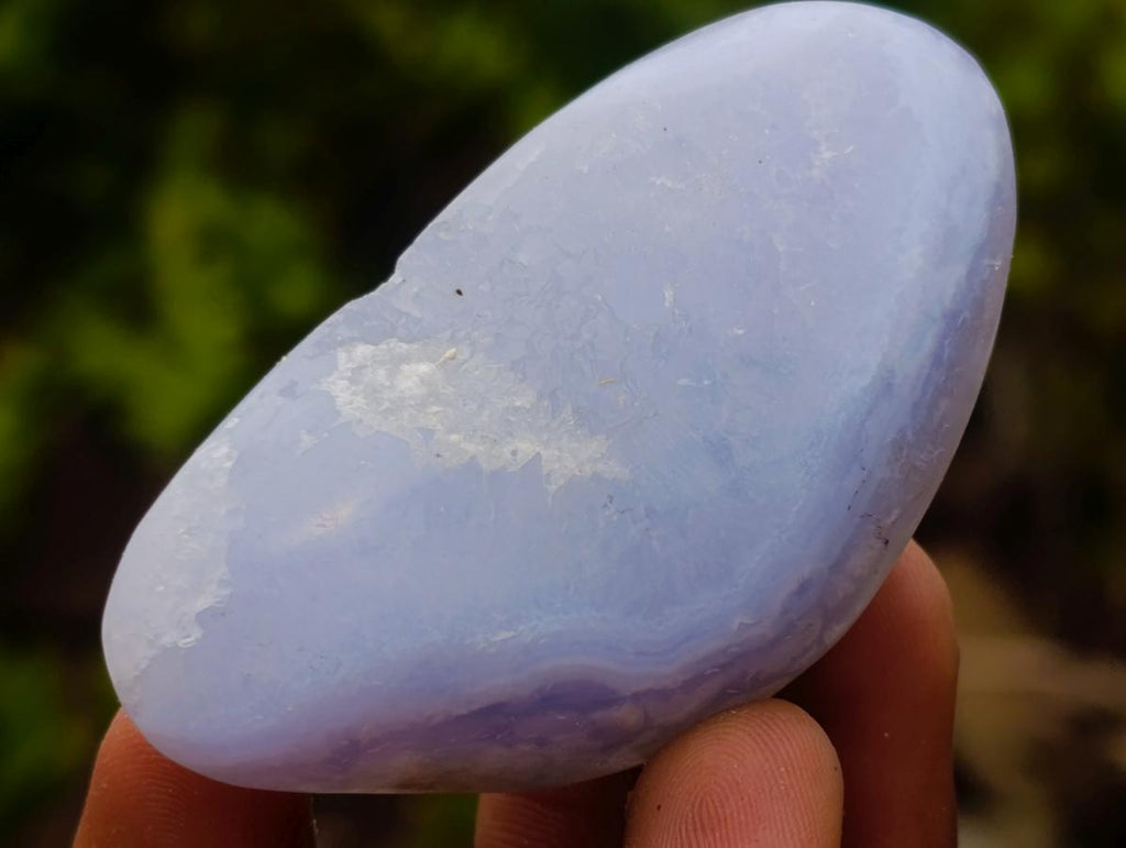 Polished and Natural Blue Lace Agate Free Forms x 35 From Nsanje, Malawi