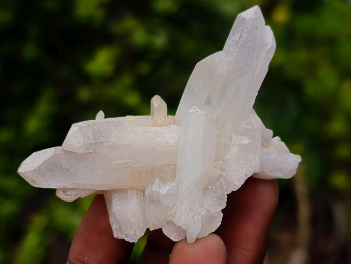 Natural Small Malagasy Quartz Clusters x 35 From Madagascar