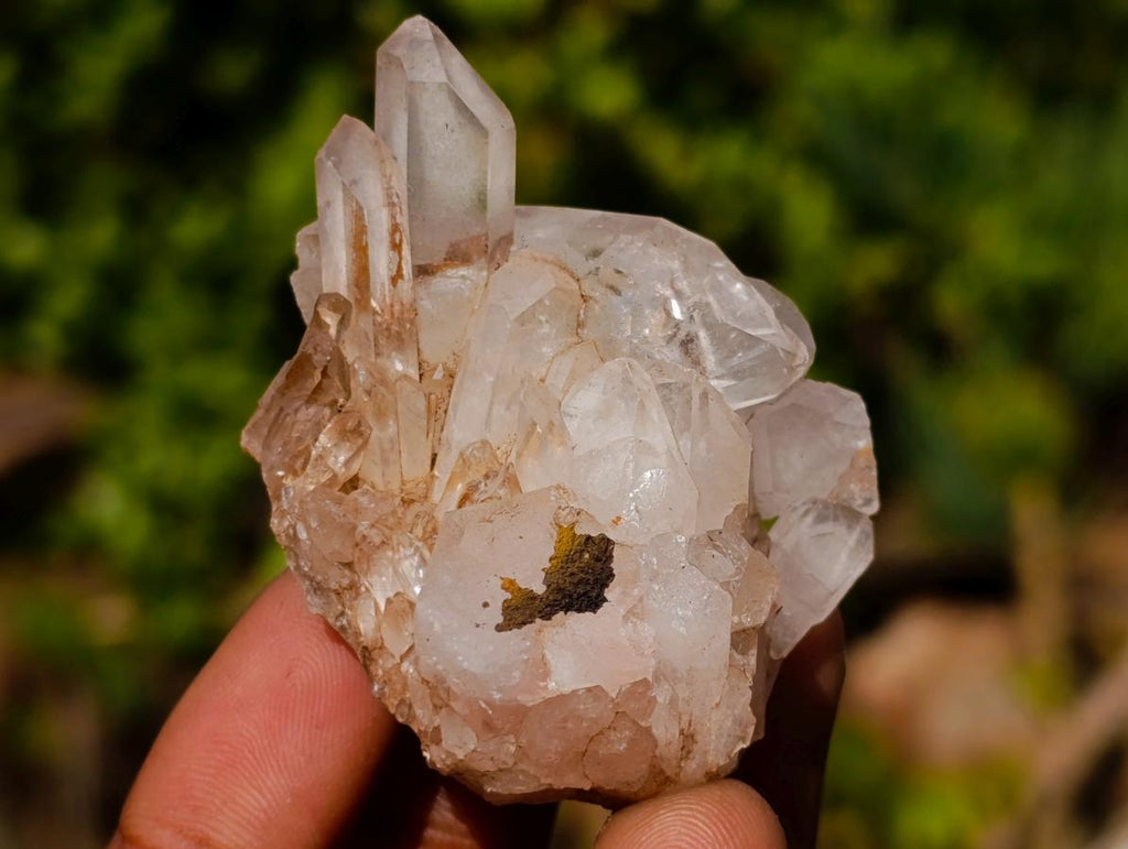 Natural Small Malagasy Quartz Clusters x 35 From Madagascar