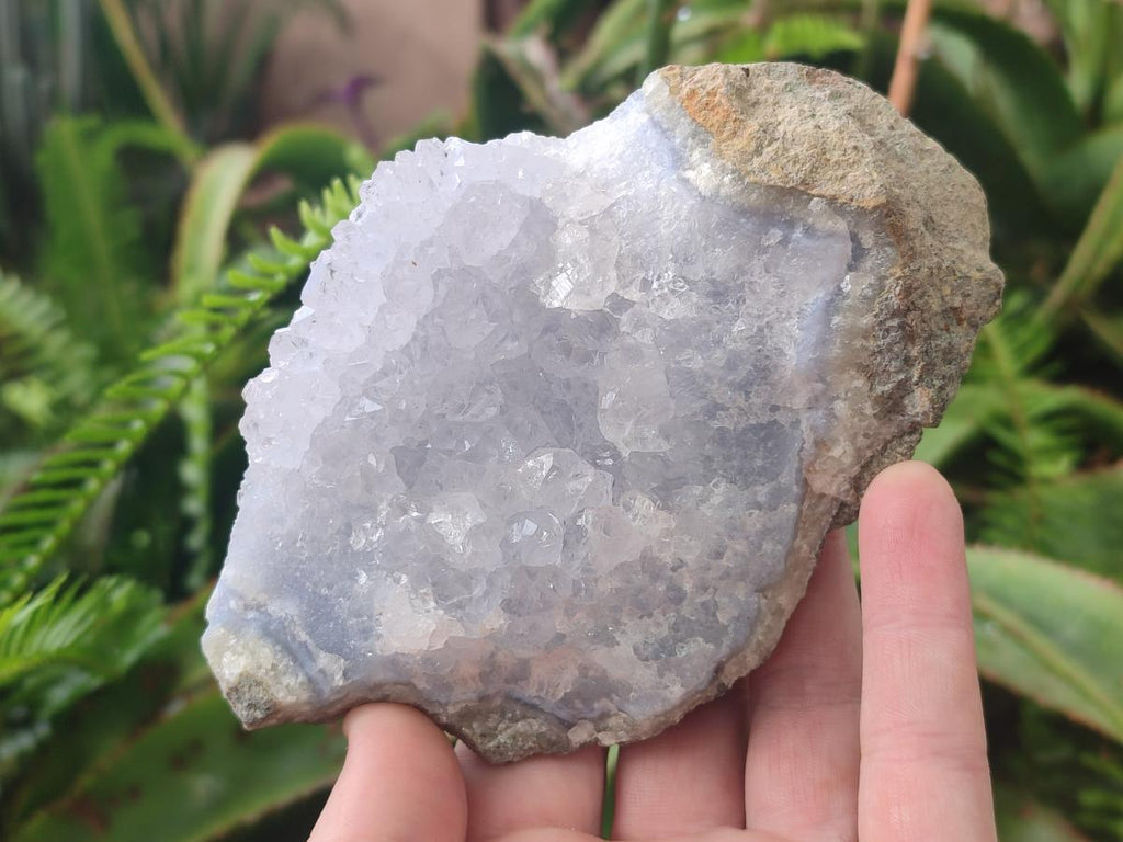 Natural Blue Lace Agate Specimens x 2 From Nsanje, Malawi