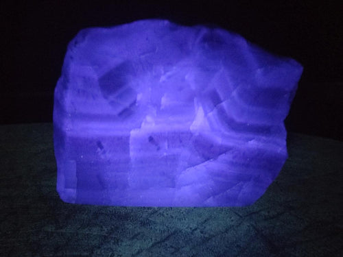 Polished One Side Watermelon Fluorite Slices x 3 From Uis, Namibia