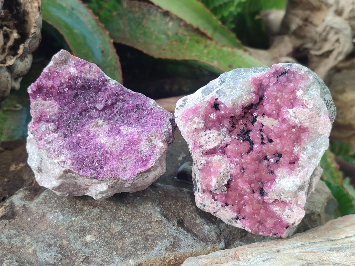 Natural Cabinet Size Spherocobaltite Specimens x 3 From Mashamba West Mine, Congo