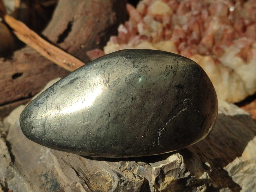 Polished Basalt Pharaoh Stone Free Forms x 3 From Iron Duke Mine, Zimbabwe