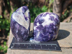 Polished Lepidolite Standing Display Pieces x 12 From Zimbabwe