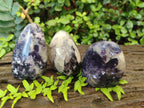 Polished Lepidolite Standing Display Pieces x 12 From Zimbabwe