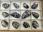 Polished Lepidolite Standing Display Pieces x 12 From Zimbabwe
