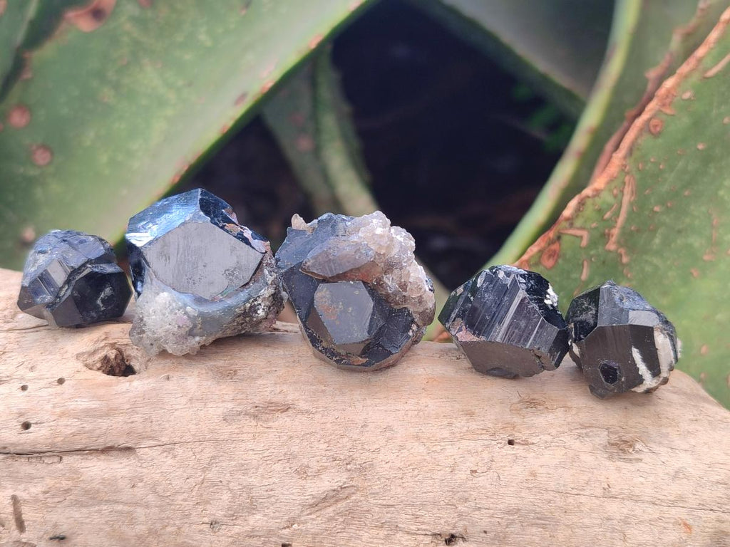 Natural Schorl Black Tourmaline Specimens x 58 From Erongo, Namibia