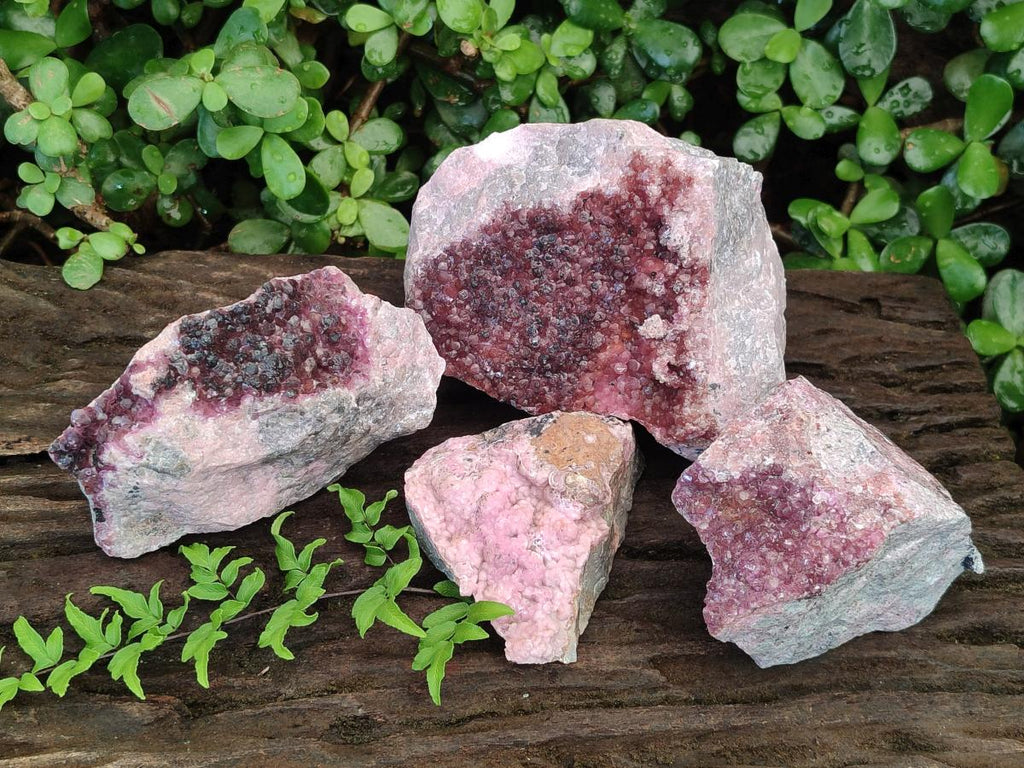 Natural Cabinet Size Spherocobaltite Specimens x 4 From Mashamba West Mine, Congo