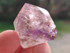 Polished Window Amethyst Crystals x 20 From Akansobe, Madagascar