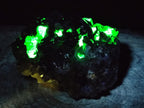 Natural Large Smokey Quartz Cluster with Schorl Black Tourmaline and Hyalite Opal x 1 From Erongo, Namibia