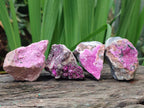 Natural Salrose Cobaltoan Dolomite Specimens x 16 From Kakanda, Congo