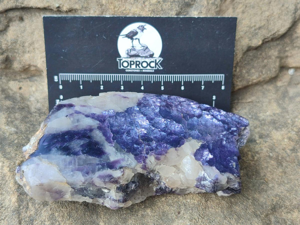 Polished One Side Lithium Silver Leaf Lepidolite Slices x 12 From Zimbabwe