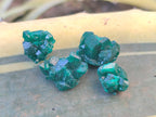 Natural Mini Dioptase Specimens on Dolomite Matrix x 70 From Tantara Mine, Congo