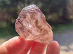 Natural Smokey Window Amethyst Crystals x 24 From Chiredzi, Zimbabwe