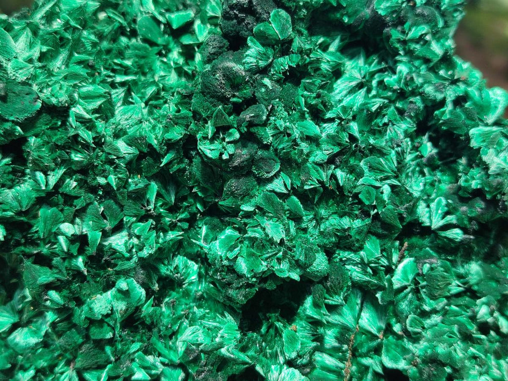 Natural Silky Malachite Specimens x 2 From Kasompe, Congo