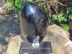 Polished Large Black Tourmaline Standing Display Piece x 1 From Madagascar