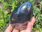 Polished Large Black Tourmaline Standing Display Piece x 1 From Madagascar