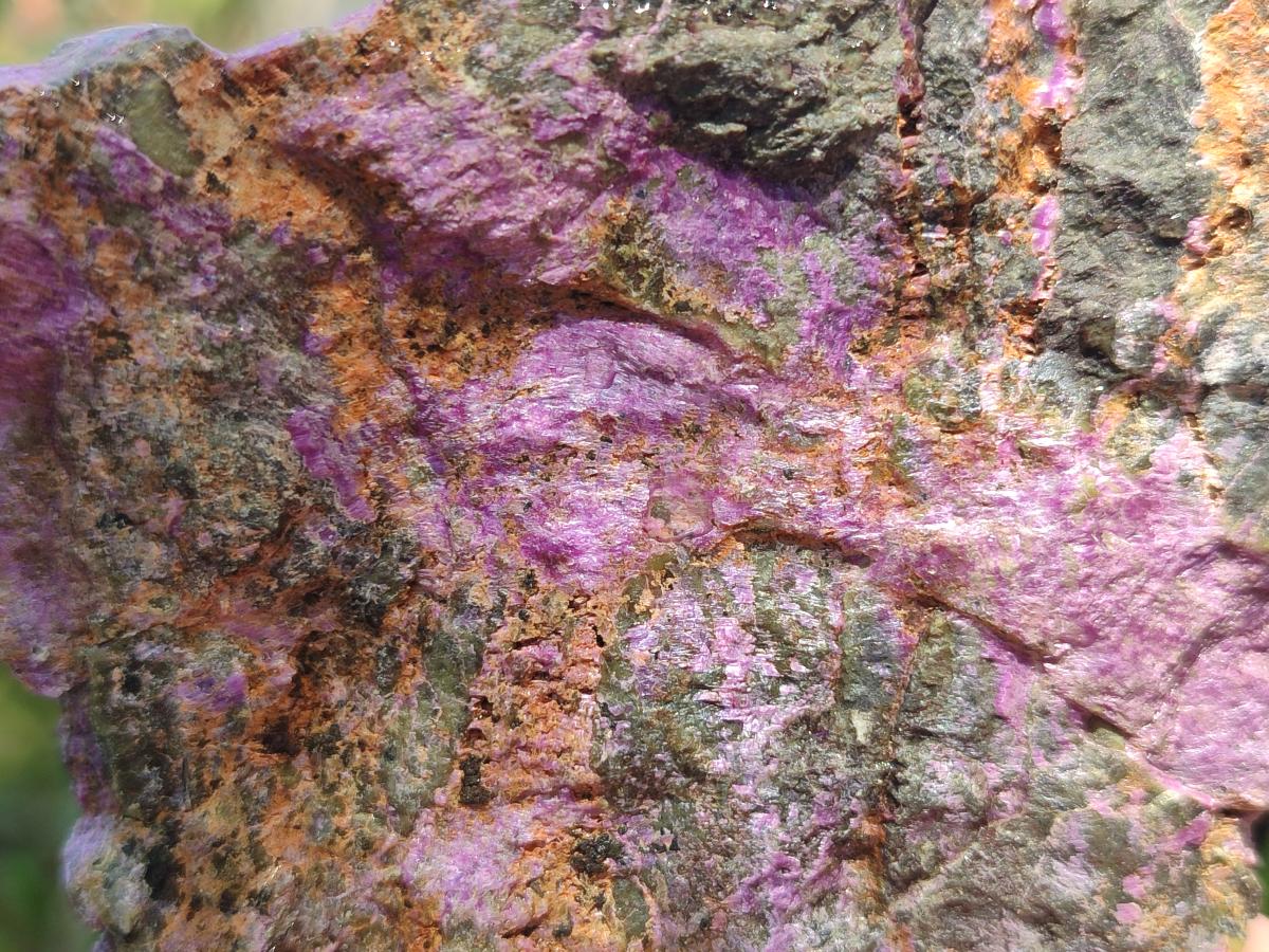 Natural Cobbed Stichtite Specimens x 6 From Barberton, South Africa
