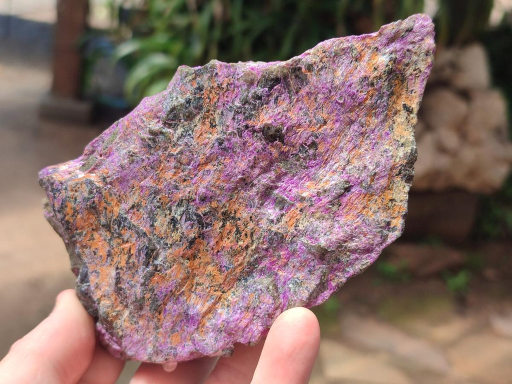 Natural Cobbed Stichtite Specimens x 6 From Barberton, South Africa