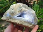 Natural Blue Lace Agate Specimens x 5 From Nsanje, Malawi