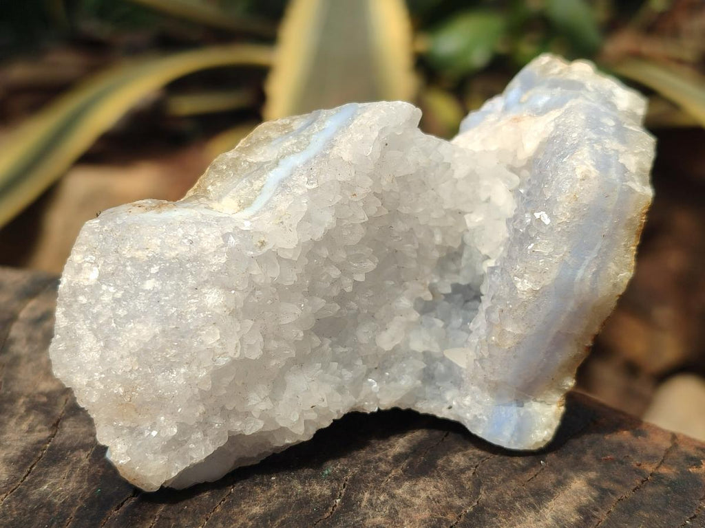 Natural Blue Lace Agate Specimens x 5 From Nsanje, Malawi