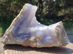 Natural Blue Lace Agate Specimens x 5 From Nsanje, Malawi