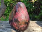 Polished Rhodonite Standing Display Pieces x 2 From Rhusinga, Zimbabwe