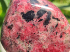 Polished Rhodonite Standing Display Pieces x 2 From Rhusinga, Zimbabwe