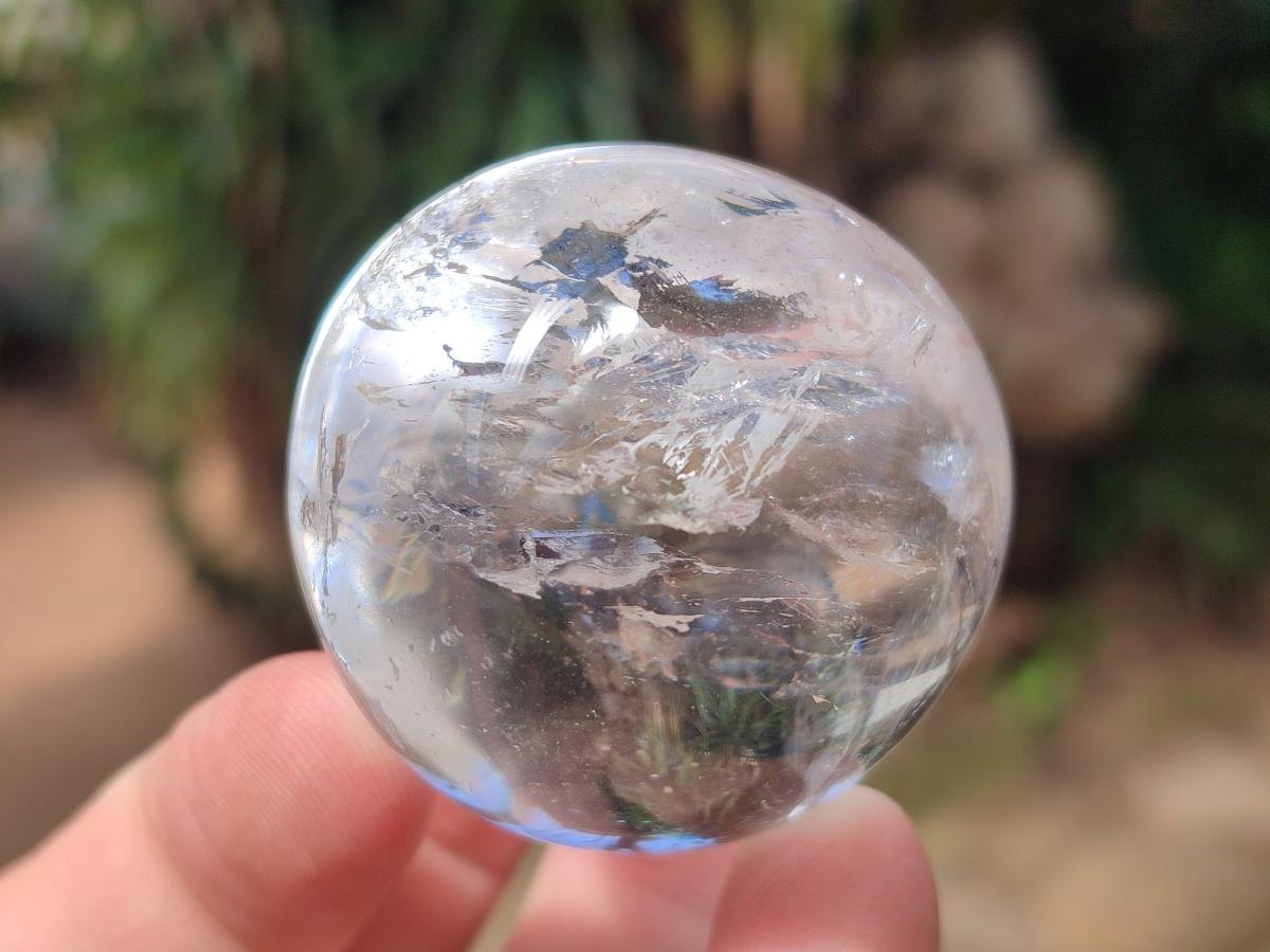 Polished Clear Quartz Galets x 12 From Madagascar