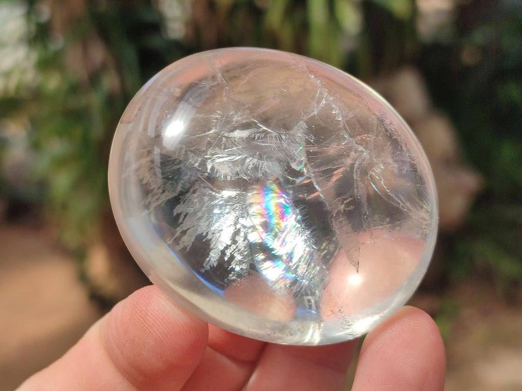 Polished Clear Quartz Galets x 12 From Madagascar