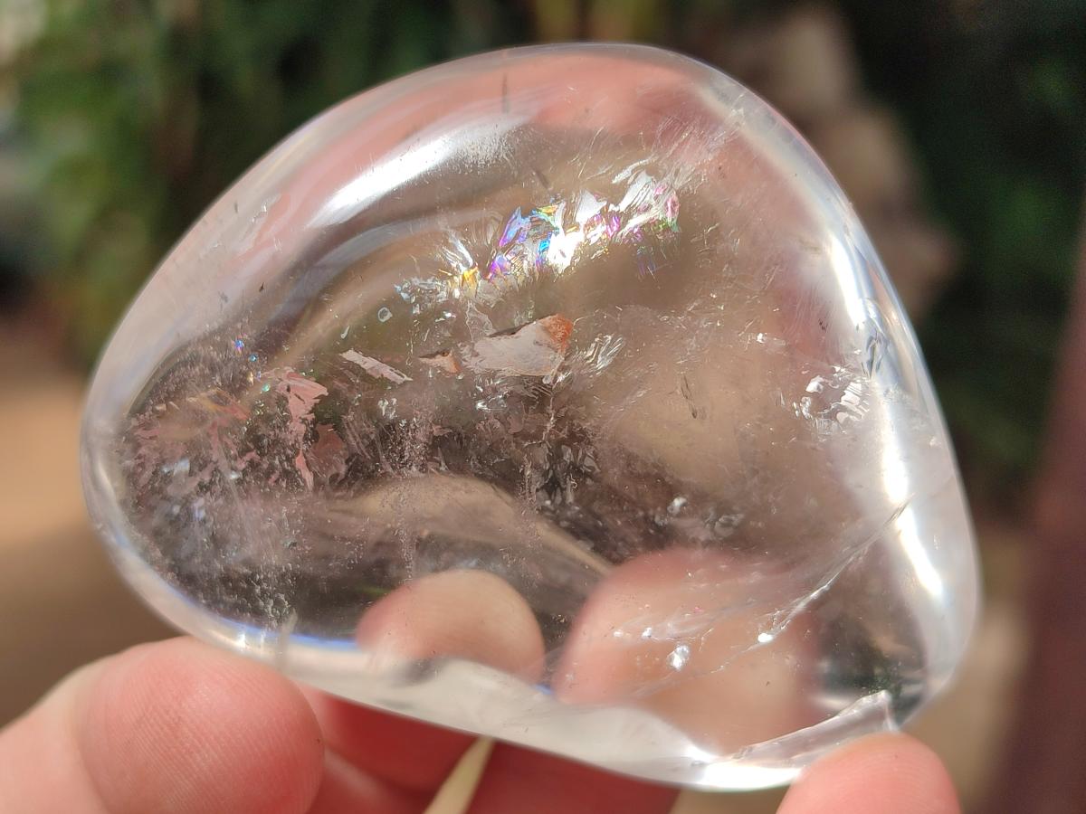 Polished Clear Quartz Galets x 12 From Madagascar