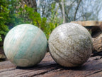 Polished Large Mix of Multi Mineral Spheres x 2 From South Africa