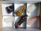 Polished Mix of Multi Mineral Crystals x 6 From Southern Africa