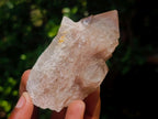 Natural Cascading White Phantom Smokey Luena Quartz Clusters x 12 From Luena, Congo