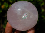 Polished Gemmy Rose Quartz Spheres x 6 From Madagascar