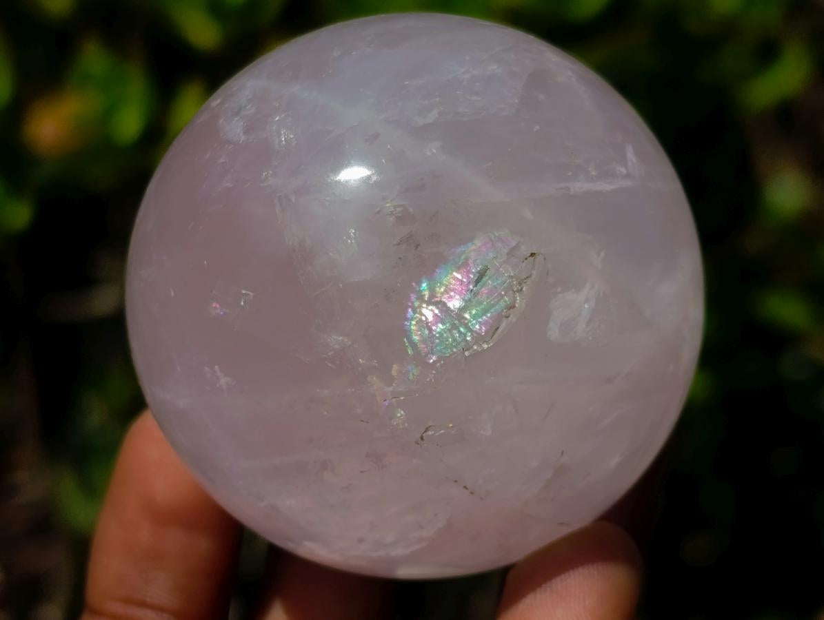 Polished Gemmy Rose Quartz Spheres x 6 From Madagascar