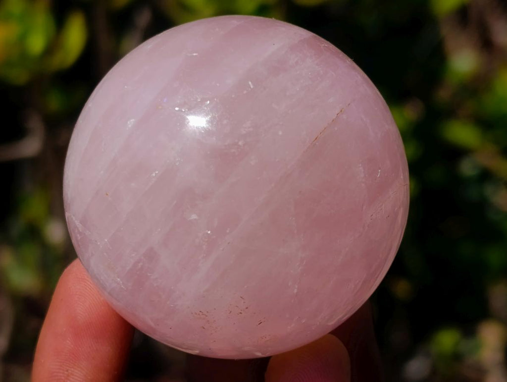 Polished Gemmy Rose Quartz Spheres x 6 From Madagascar