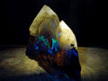 Natural Large Smokey Quartz Crystals with Schorl Black Tourmaline and Hyalite Opal x 2 From Erongo, Namibia